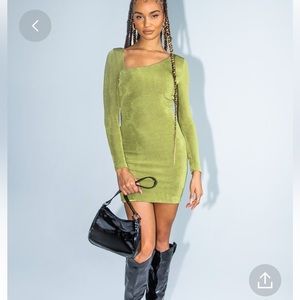 Mini green Princess Polly dress